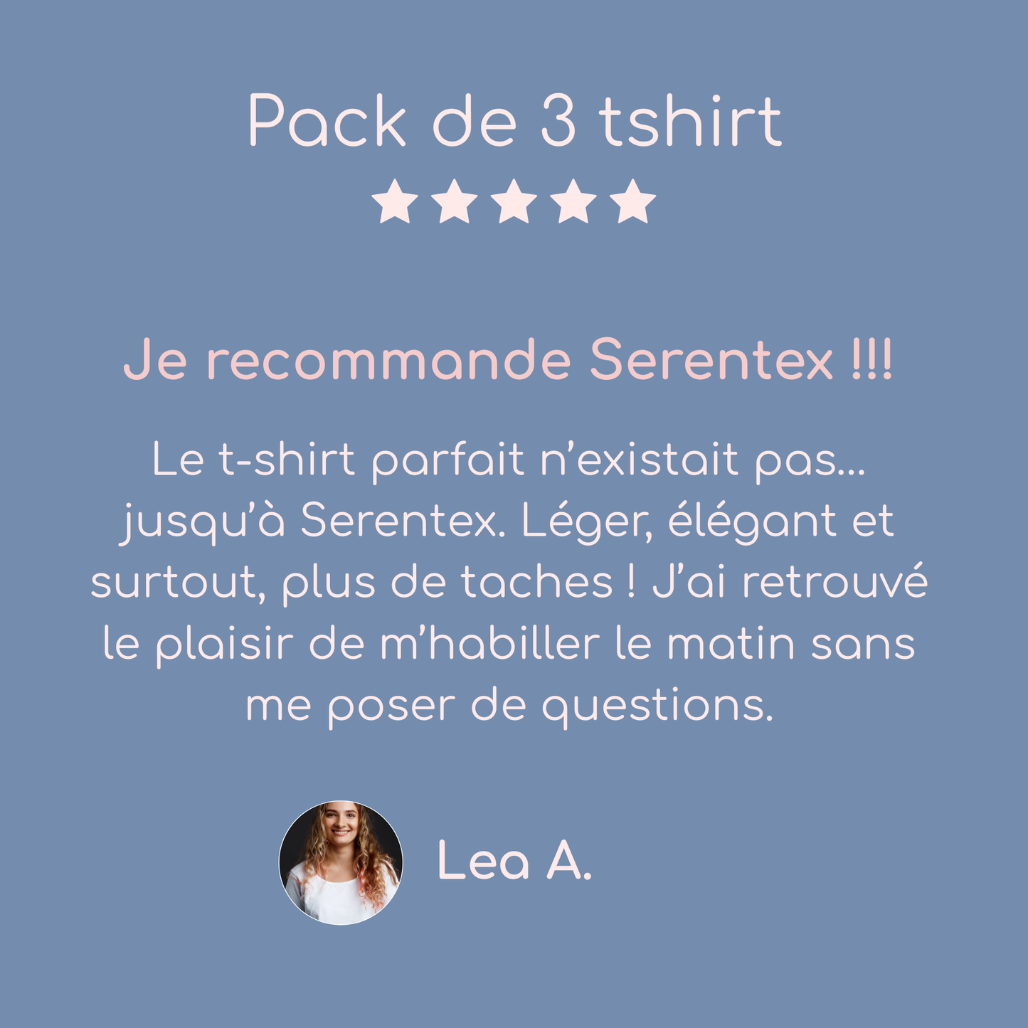 T-SHIRT ANTITACHE SERENTEX